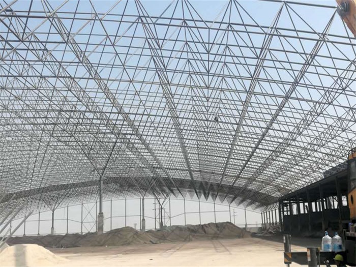 虹口钢厂料仓网架工程